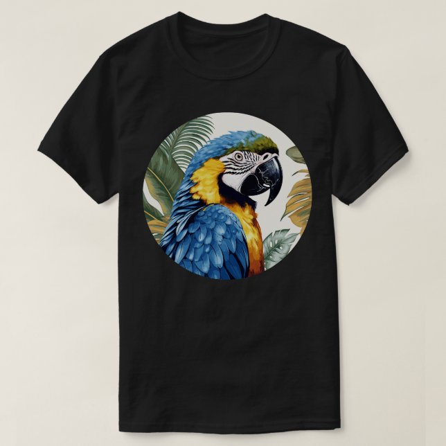 Blue and gold macaw 5 T-Shirt (Design Front)