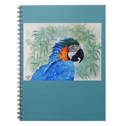 Blue and Gold Macaw Notebook