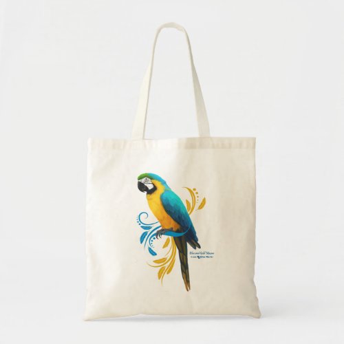 Blue and Gold Macaw Tote Bag