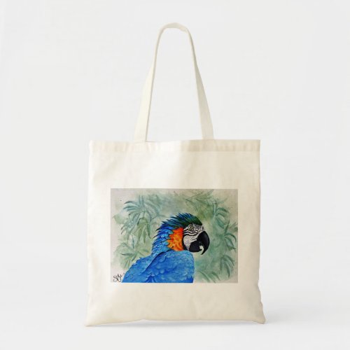 Blue and Gold Macaw Tote Bag