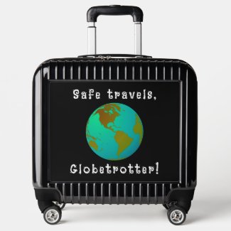 Blue and Gold Safe Travels, Globetrotter