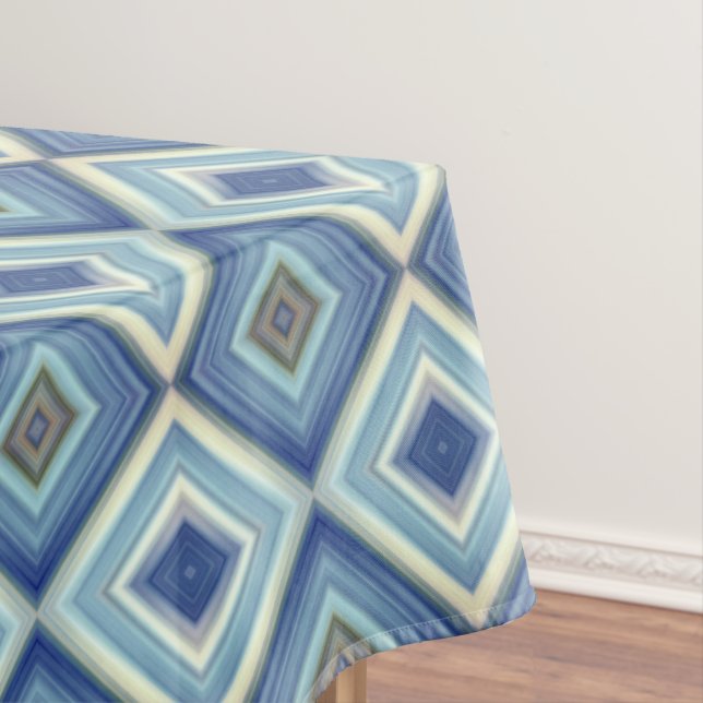 Blue and Gold Tablecloth (In Situ)