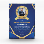 Blue and Golden Design Employee of the month  Acrylic Award<br><div class="desc">Blue and Golden Design Employee of the month 
Recognize excellence with our Blue and Golden Design Employee of the Month acrylic award plaque. Elegant and prestigious,  it honors outstanding achievements in the workplace.</div>