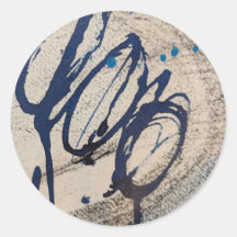 Blue and Gray Abstract