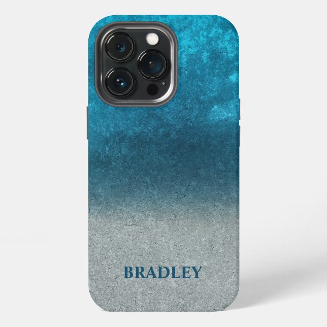 Blue And Gray Background  Iphone Case (Back)