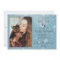 Blue and Gray, Dog Paw Prints Ruff Year Holiday