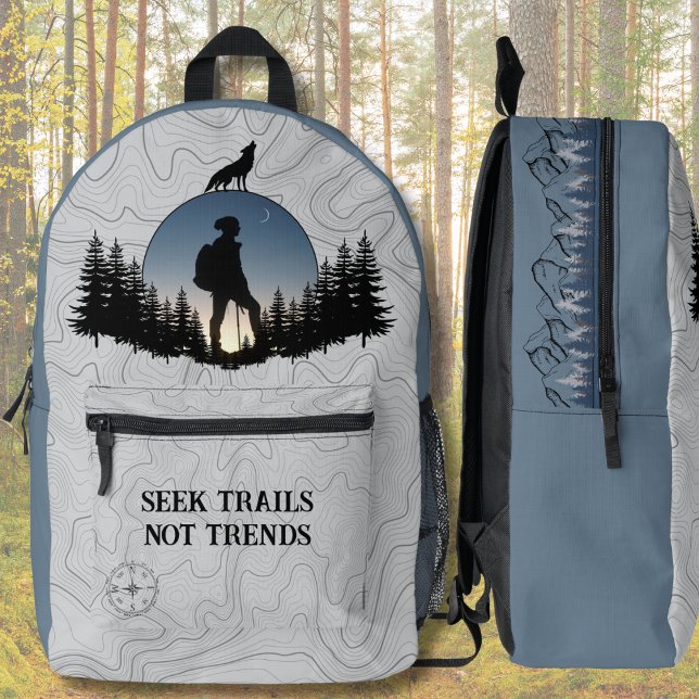 Blue and Gray Explorer Hiking Trail Pack (Wilderness Explorer Hiking Trail Pack)