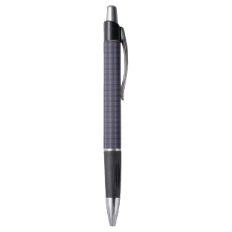 Blue and Gray Smoky Plaid Pen