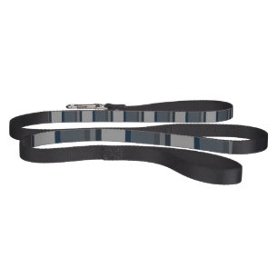 Blue and gray stripes pet leash
