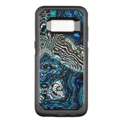 Blue And Green Abstract OtterBox Commuter Samsung Galaxy S8 Case