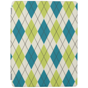 Blue And Green Argyle iPad Smart Cover