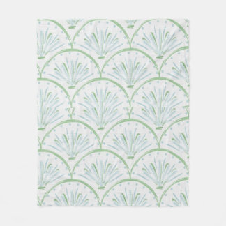 Blue and green blanket