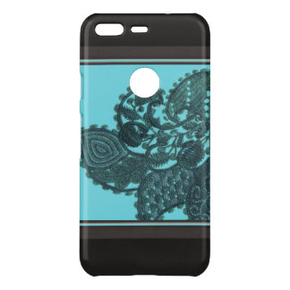 Blue And Green Bohemian Paisley Uncommon Google Pixel Case