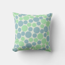Blue and Green Circle Pattern