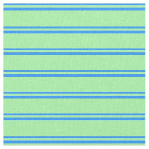 Blue and Green Colored Lines Fabric