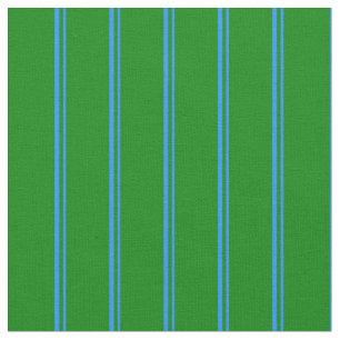 Blue and Green Colored Striped Pattern Fabric