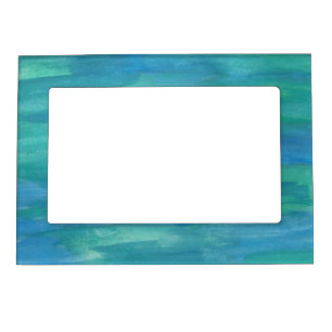 Blue and Green Earth Tones Magnetic Frame