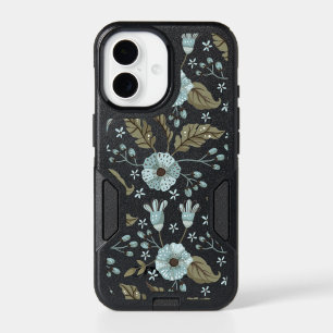 Blue and Green Floral iPhone 17 Case