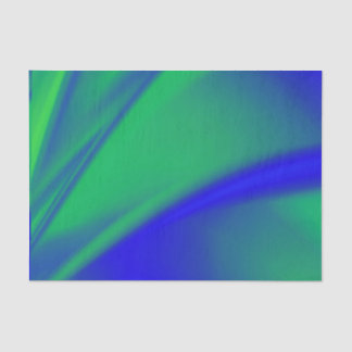 Blue and Green Flush Tissue Paper
