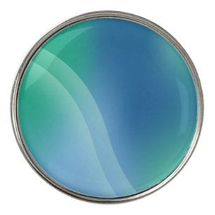 Blue and Green gradient Best Golf Ball Marker