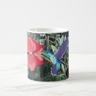 Blue and Green Humming Bird Coffee Mug