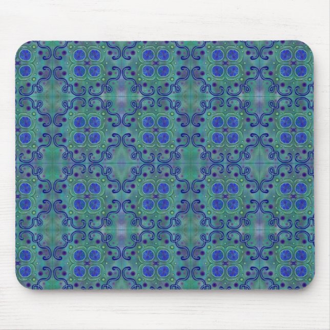 Blue and green mouse pad (Front)