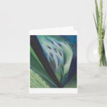 Blue and Green Music by Georgia O&#39;Keeffe,  Card