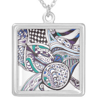 Blue and Green Necklace