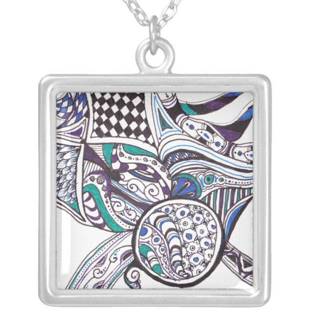 Blue and Green Necklace (Front)