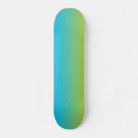 Blue And Green Ombre Skateboard at Zazzle