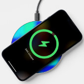 Blue and Green Patchwork Wireless Charger (Phone)