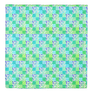 Blue and Green Pickleball Courts, Paddles, & Balls Duvet Cover