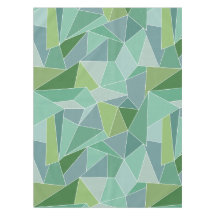 Blue and Green Sea Glass Table Cloth