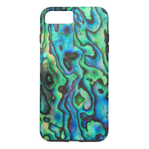 Blue and green shell design phone case