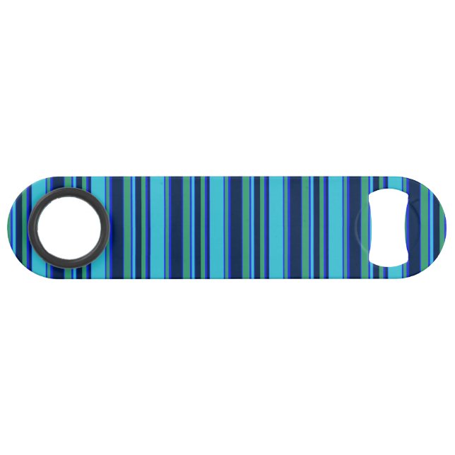 Blue and green stripes bar key (Front (Horizontal))