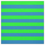 Blue and Green Stripes Fabric