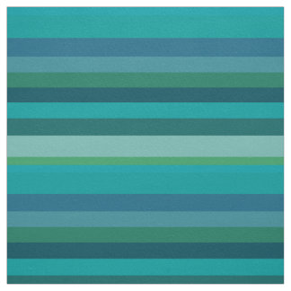 Blue and Green Stripes Fabric