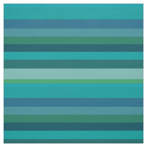 Blue and Green Stripes Fabric