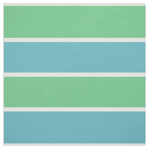 Blue and Green Stripes Fabric