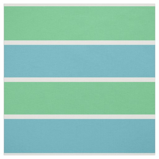 Blue and Green Stripes Fabric
