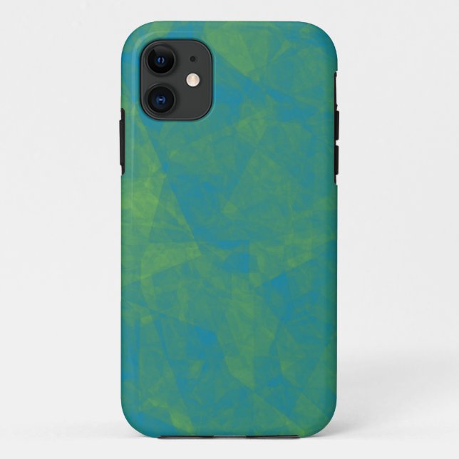 blue and green texture iphone case (Back)