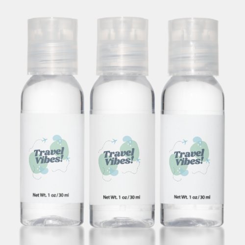 Blue and Green Travel Vibes Hand Sanitizers