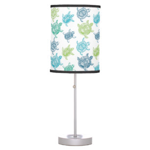 Blue and Green Turtles Table Lamp