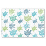 Blue And Green Turtles Tissue Paper at Zazzle