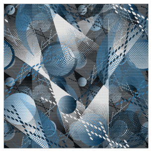 Blue and grey. Abstraction. Fabric