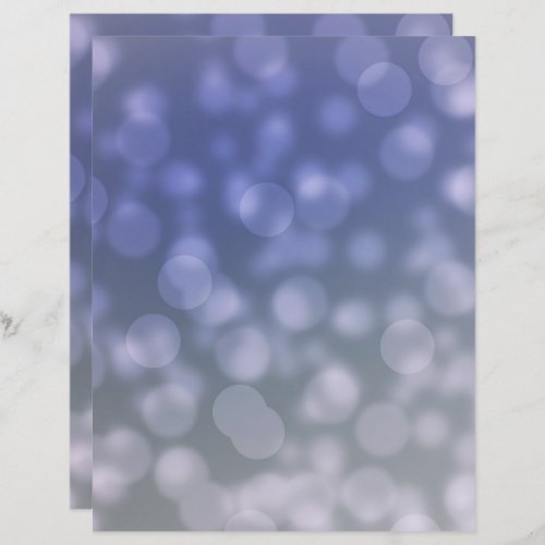 Blue and grey bokeh pattern scrapbook paper