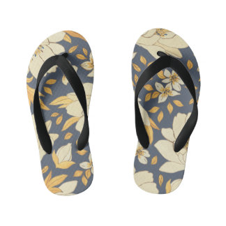 Blue and Grey Kid's Flip Flops