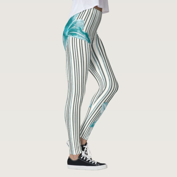 vertical striped yoga pants