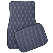 Blue and it’s Shades Pattern Set of Car Mats 