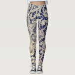 Blue and lace leggings<br><div class="desc">Blue leggings covered with lace</div>
